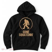 Bigfoot Hunter Gone Squatching Sasquatch Hoodie thumb 0