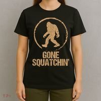 Bigfoot Hunter Gone Squatching Sasquatch T-Shirt thumb 4