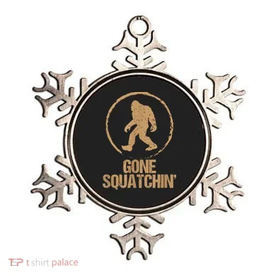 Bigfoot Hunter Gone Squatching Sasquatch Ornament