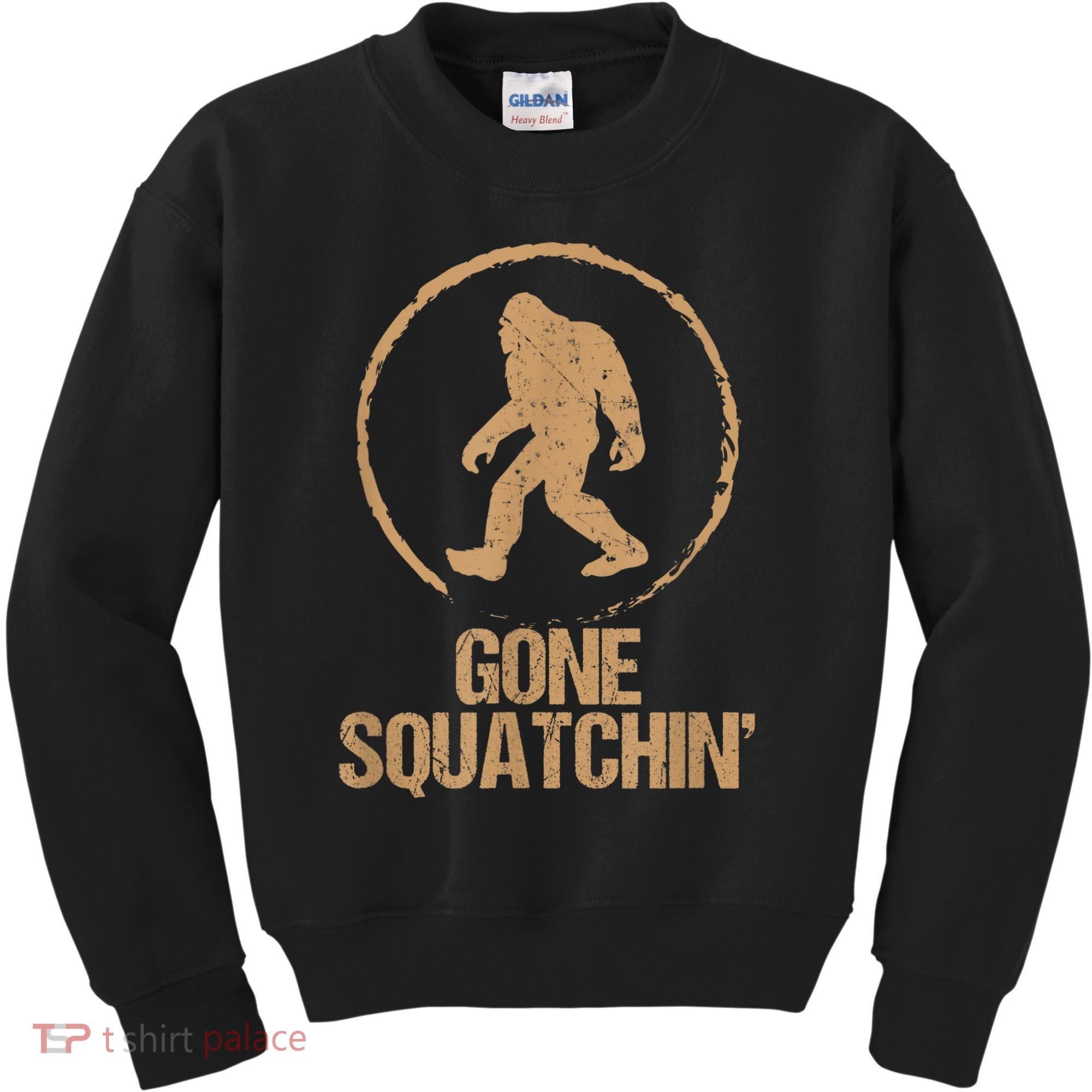 Bigfoot Hunter Gone Squatching Sasquatch Kids Sweatshirt