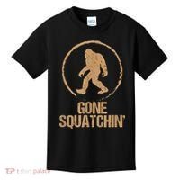 Bigfoot Hunter Gone Squatching Sasquatch Kids T-Shirt thumb 0