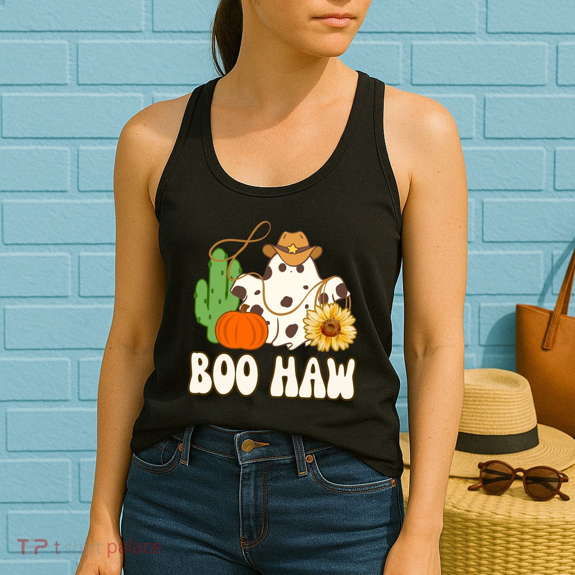 Boo Haw Halloween Country Women's Tank Top