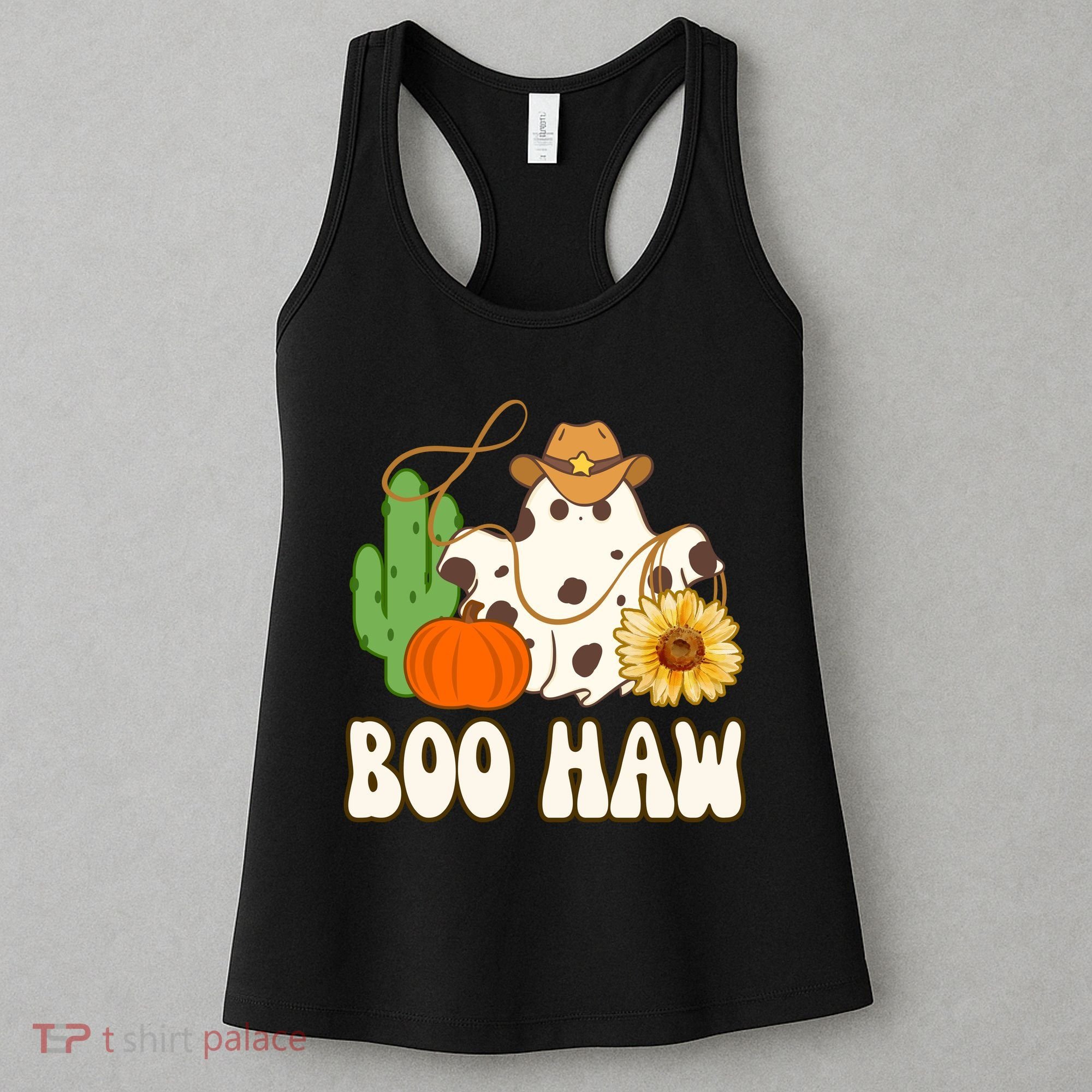 Boo Haw Halloween Country Women's Tank Top