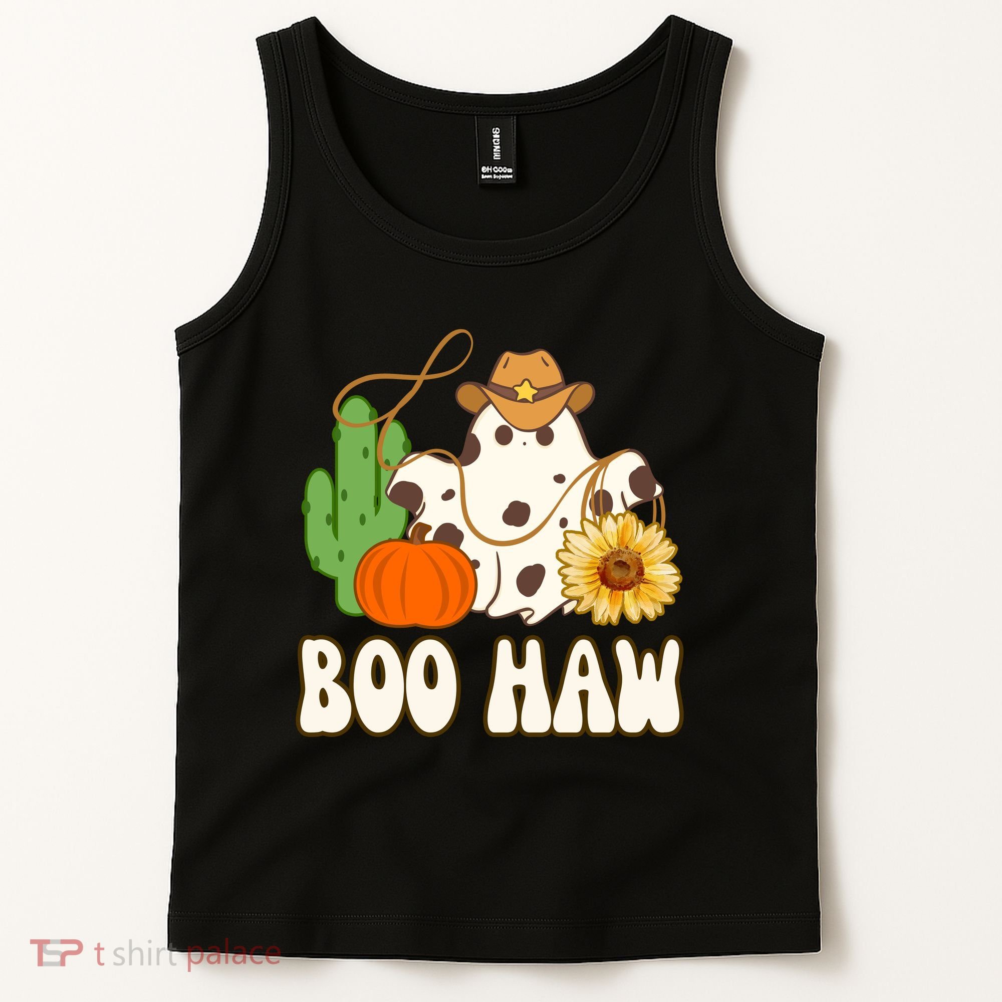 Boo Haw Halloween Country Tank Top