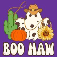 Boo Haw Halloween Country Toddler Hoodie thumb 2