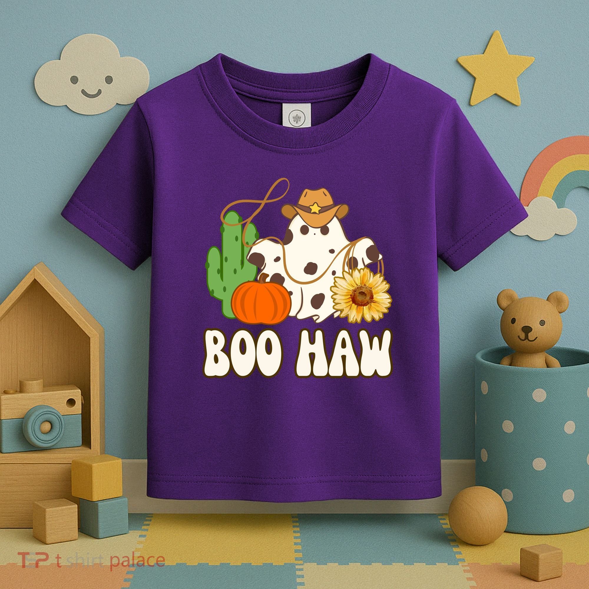Boo Haw Halloween Country Toddler T-Shirt