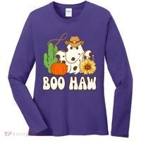 Boo Haw Halloween Country Women's Long Sleeve Shirt thumb 0