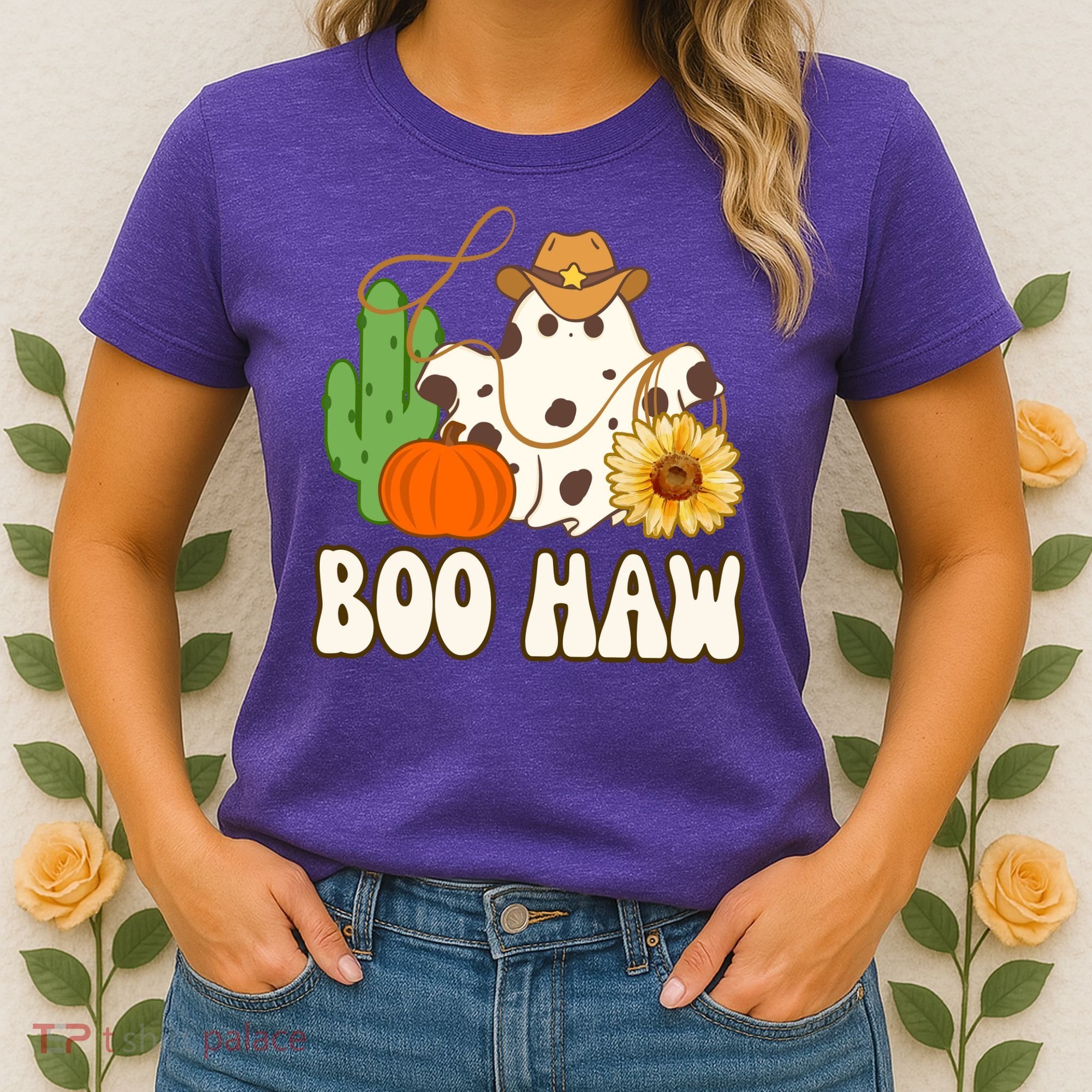 Boo Haw Halloween Country Women's T-Shirt