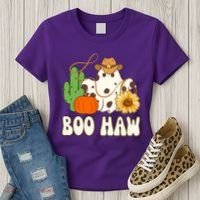 Boo Haw Halloween Country Women's T-Shirt thumb 3