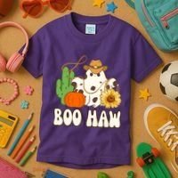 Boo Haw Halloween Country Kids T-Shirt thumb 3