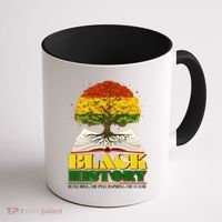 Black History Honoring The Past Inspiring The Future Black History Month Coffee Mug thumb 1