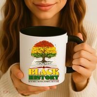 Black History Honoring The Past Inspiring The Future Black History Month Coffee Mug thumb 3