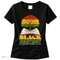 Black History Honoring The Past Inspiring The Future Black History Month Women's T-Shirt thumb 0