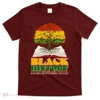 Black History Honoring The Past Inspiring The Future Black History Month T-Shirt thumb 0
