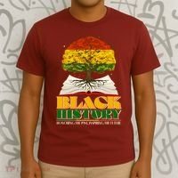 Black History Honoring The Past Inspiring The Future Black History Month T-Shirt thumb 3
