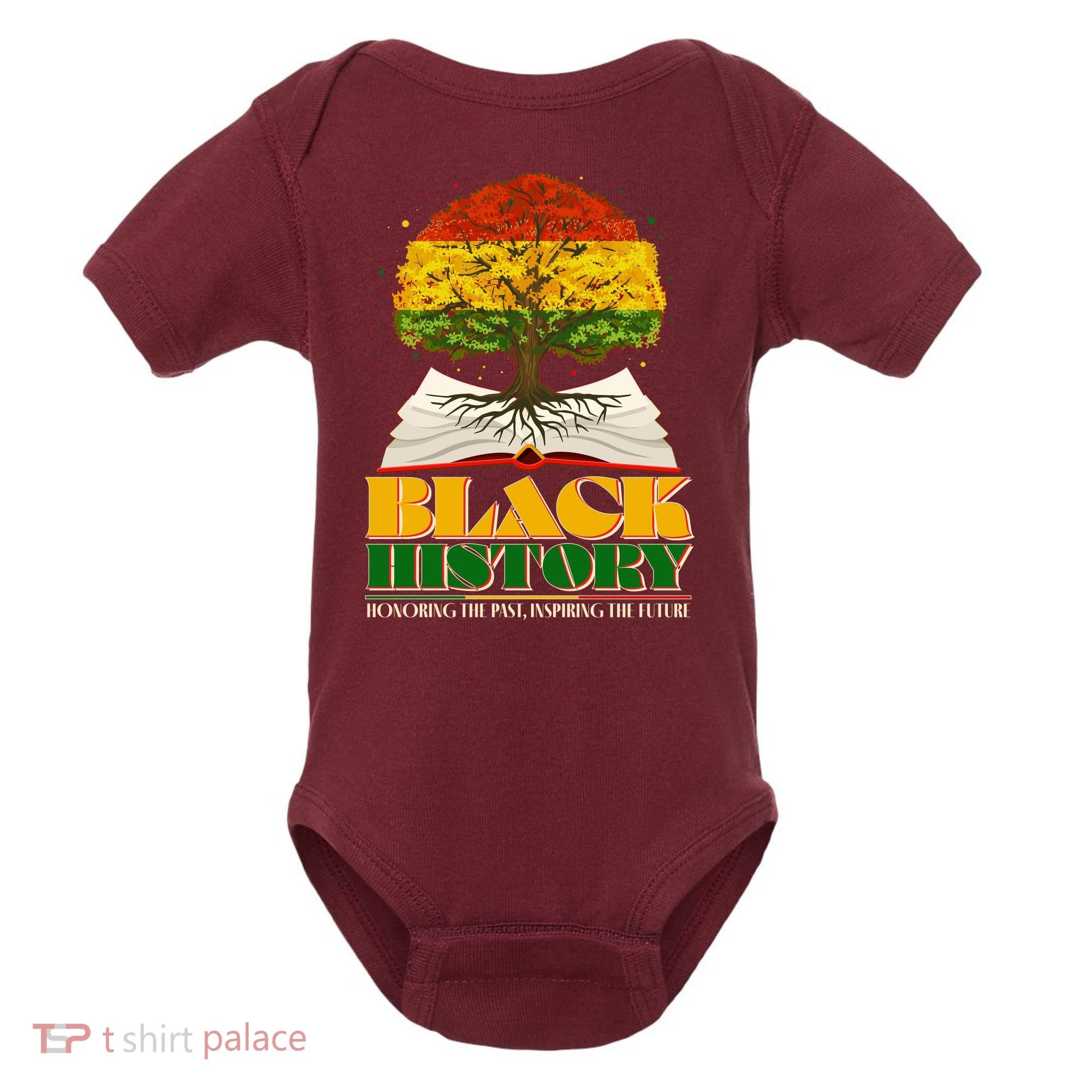 Black History Honoring The Past Inspiring The Future Black History Month Baby Bodysuit