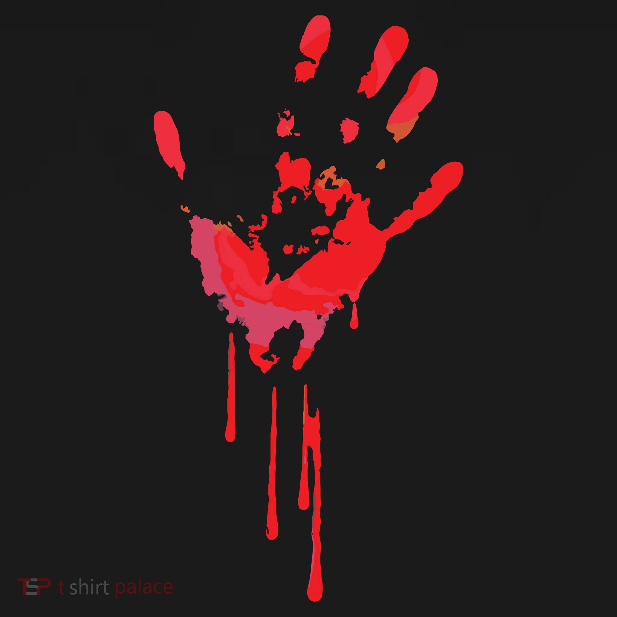 Bloody Hand Horror Blood Creepy Halloween Baby Long Sleeve Bodysuit