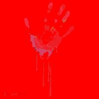 Bloody Hand Horror Blood Creepy Halloween Santa Hat thumb 1