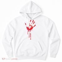 Bloody Hand Horror Blood Creepy Halloween Hoodie thumb 0