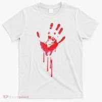 Bloody Hand Horror Blood Creepy Halloween T-Shirt thumb 0