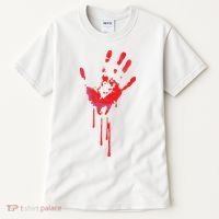 Bloody Hand Horror Blood Creepy Halloween Tall T-Shirt thumb 0