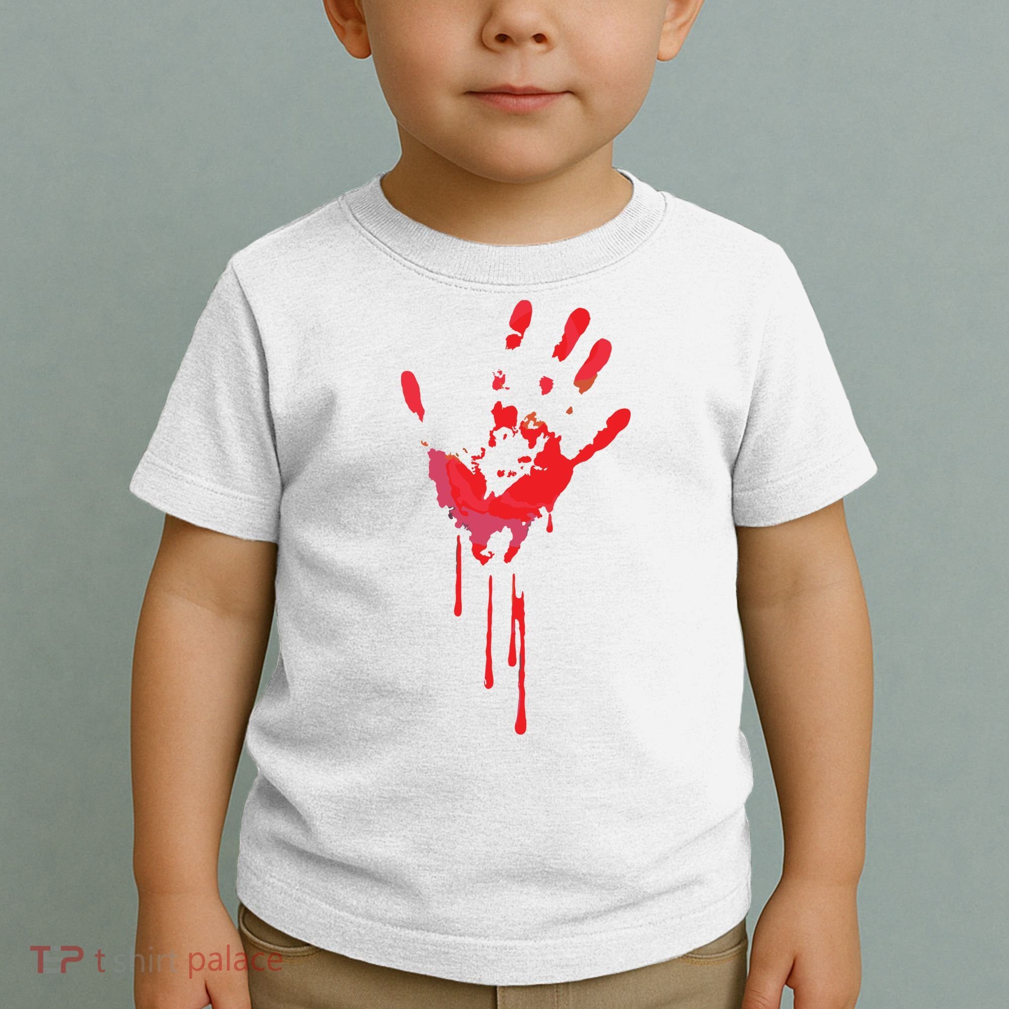 Bloody Hand Horror Blood Creepy Halloween Toddler T-Shirt