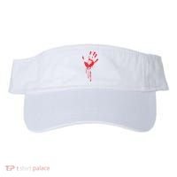 Bloody Hand Horror Blood Creepy Halloween Visor thumb 0