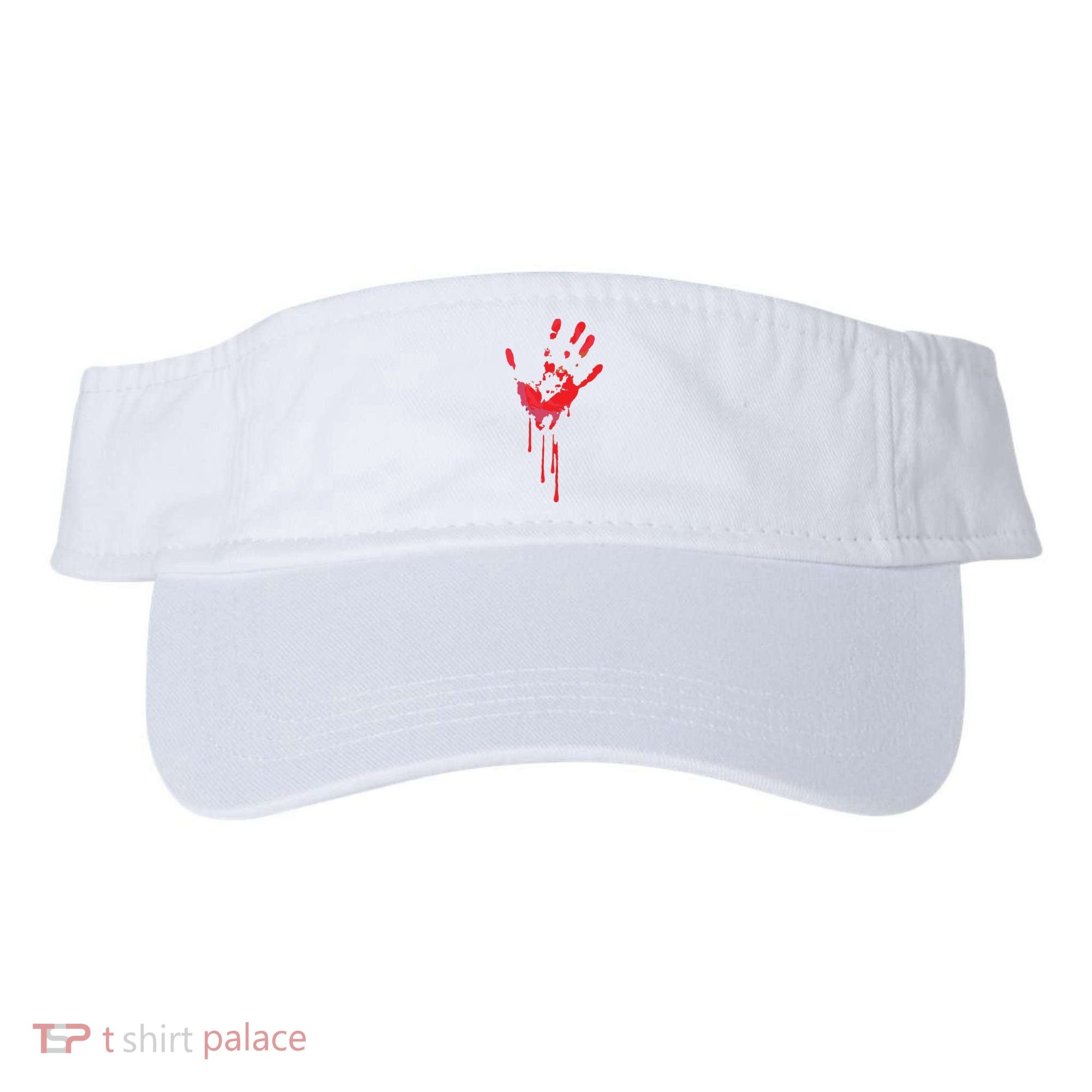 Bloody Hand Horror Blood Creepy Halloween Visor