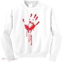 Bloody Hand Horror Blood Creepy Halloween Kids Sweatshirt thumb 0