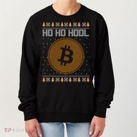 Bitcoin Ho Ho Hodl Crypto Ugly Christmas Women's Sweatshirt thumb 0