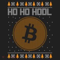 Bitcoin Ho Ho Hodl Crypto Ugly Christmas Hat thumb 2
