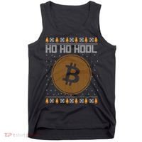 Bitcoin Ho Ho Hodl Crypto Ugly Christmas Tank Top thumb 0