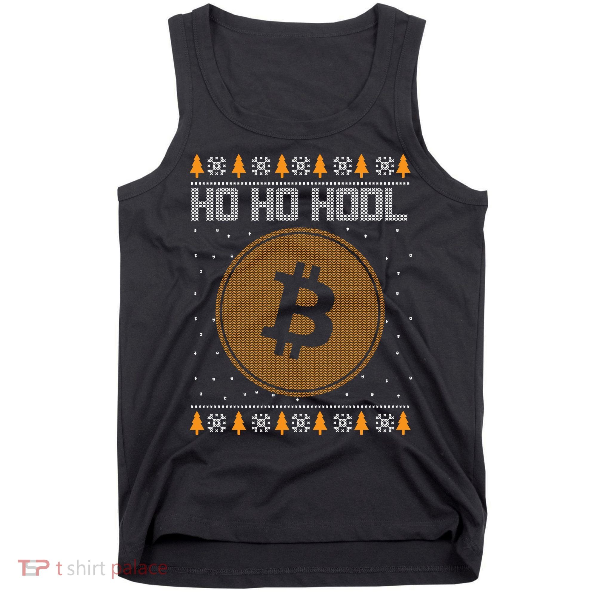 Bitcoin Ho Ho Hodl Crypto Ugly Christmas Tank Top