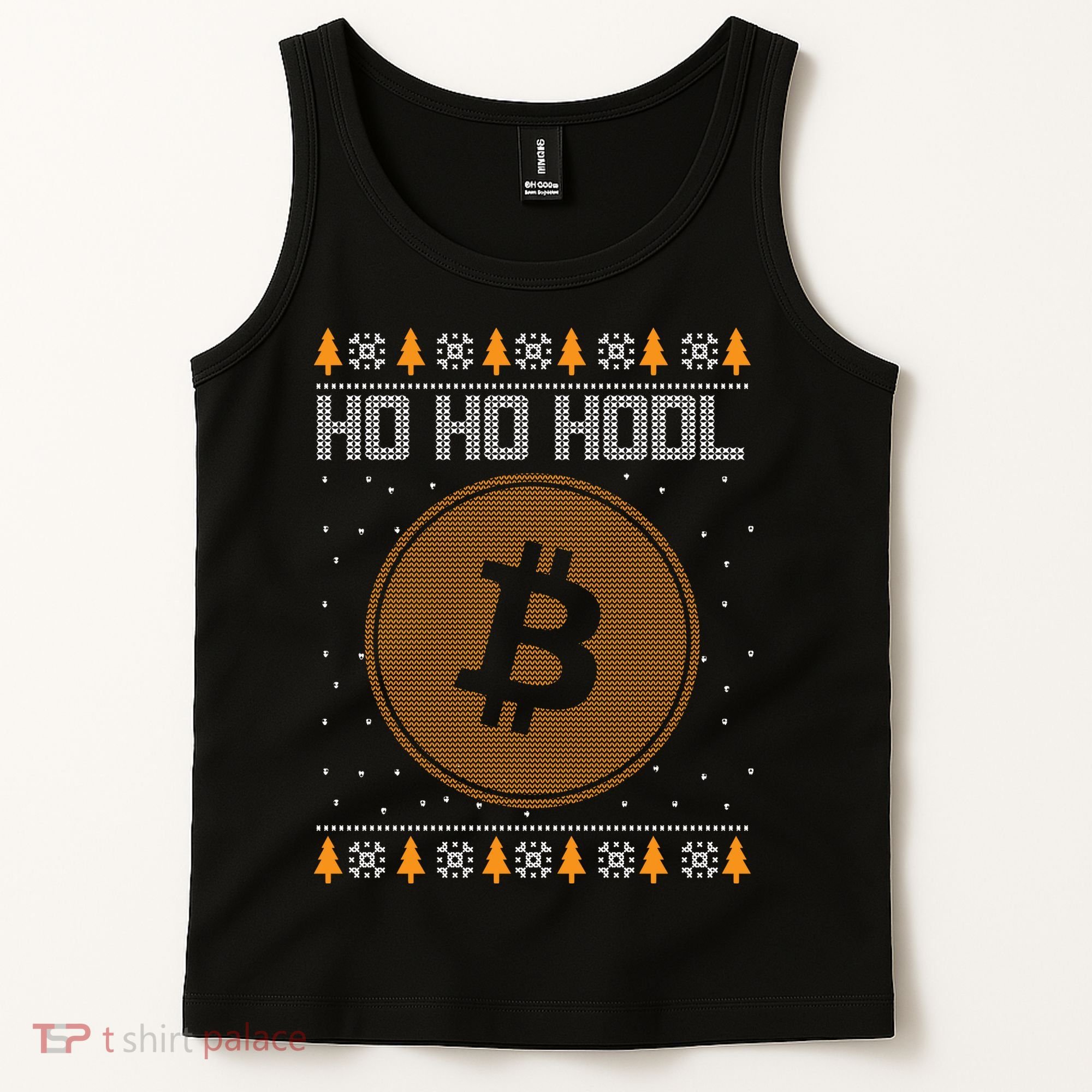 Bitcoin Ho Ho Hodl Crypto Ugly Christmas Tank Top