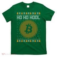 Bitcoin Ho Ho Hodl Crypto Ugly Christmas T-Shirt thumb 0