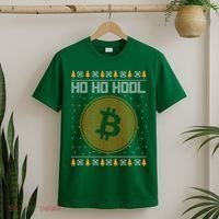 Bitcoin Ho Ho Hodl Crypto Ugly Christmas T-Shirt thumb 2