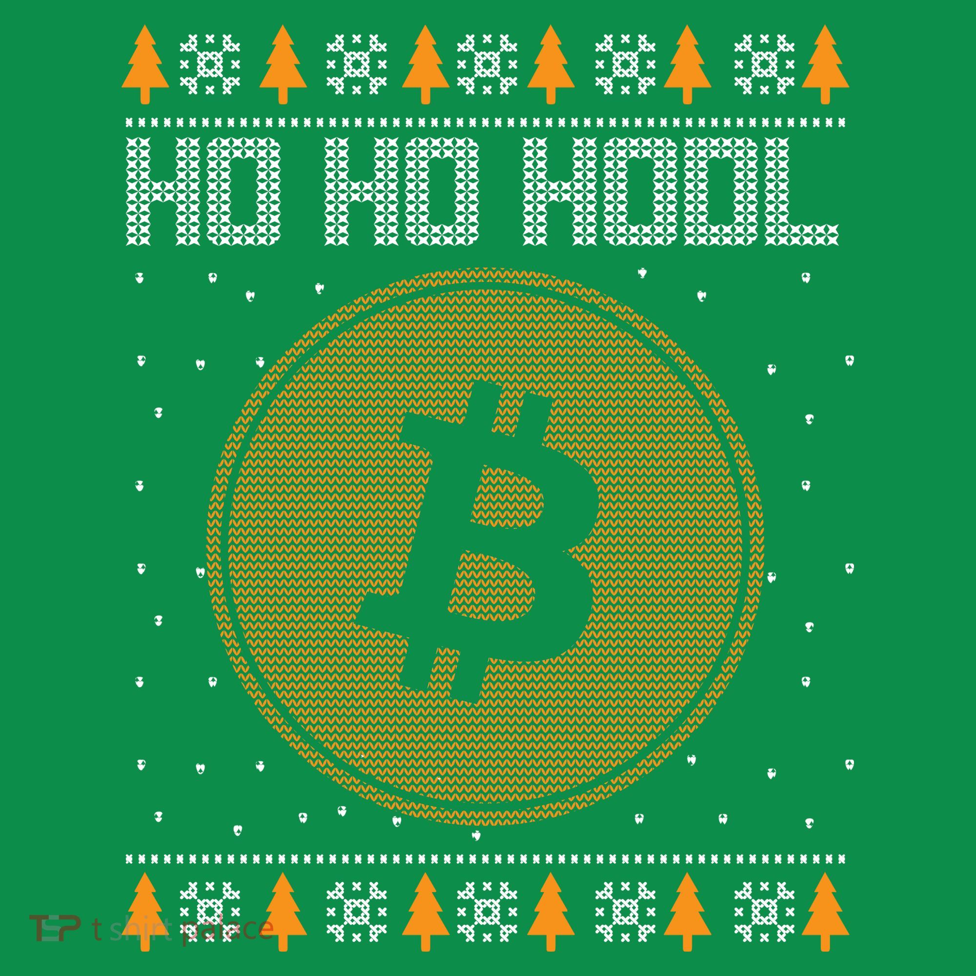 Bitcoin Ho Ho Hodl Crypto Ugly Christmas Coaster