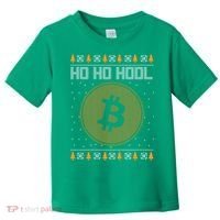 Bitcoin Ho Ho Hodl Crypto Ugly Christmas Toddler T-Shirt thumb 0