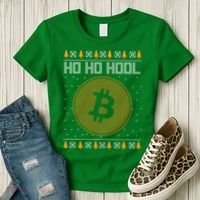 Bitcoin Ho Ho Hodl Crypto Ugly Christmas Women's T-Shirt thumb 3