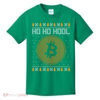 Bitcoin Ho Ho Hodl Crypto Ugly Christmas Kids T-Shirt thumb 0