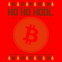 Bitcoin Ho Ho Hodl Crypto Ugly Christmas Santa Hat thumb 1