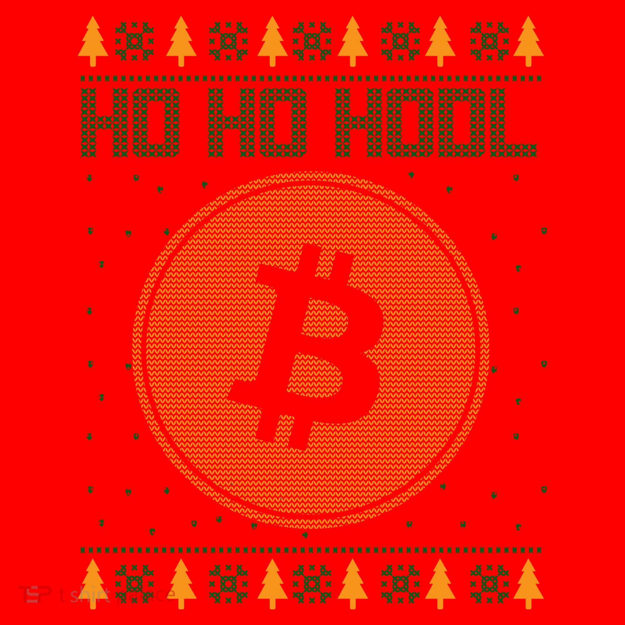 Bitcoin Ho Ho Hodl Crypto Ugly Christmas Santa Hat