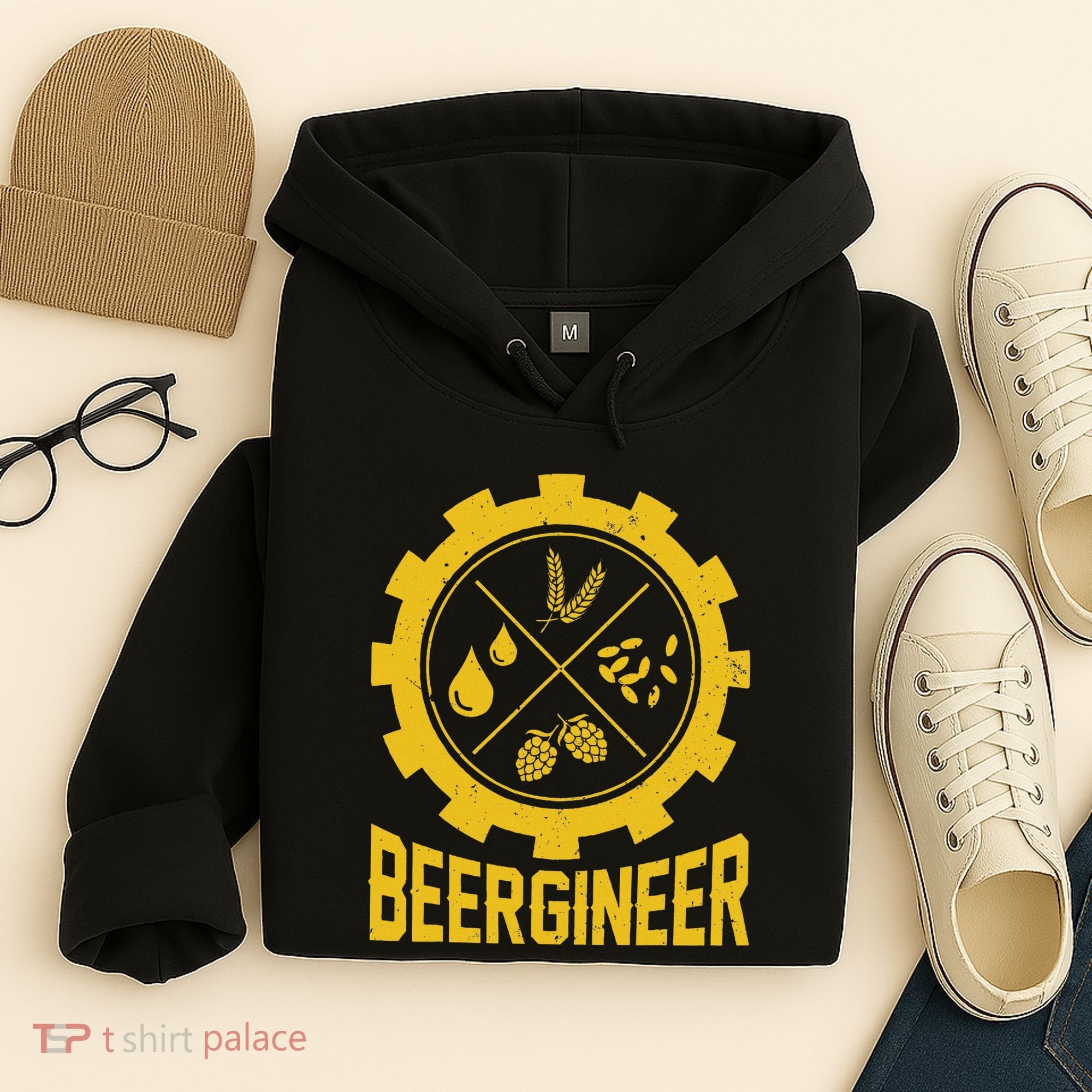Beergineer Homebrew Home Brewing Craft Beer Brewer Hoodie