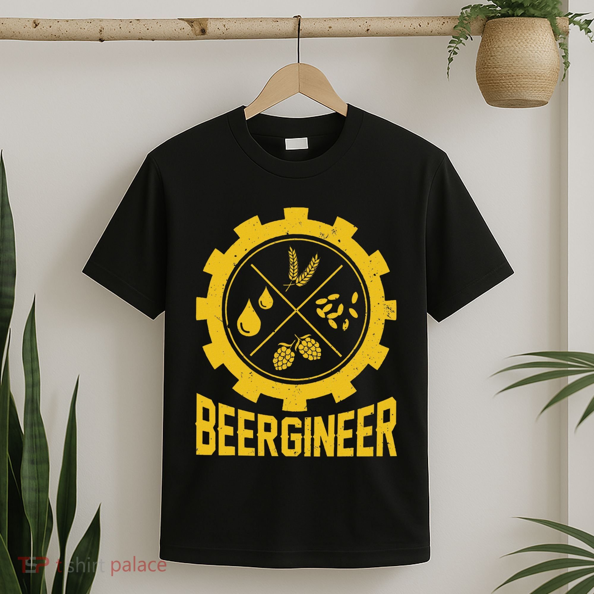 Beergineer Homebrew Home Brewing Craft Beer Brewer T-Shirt