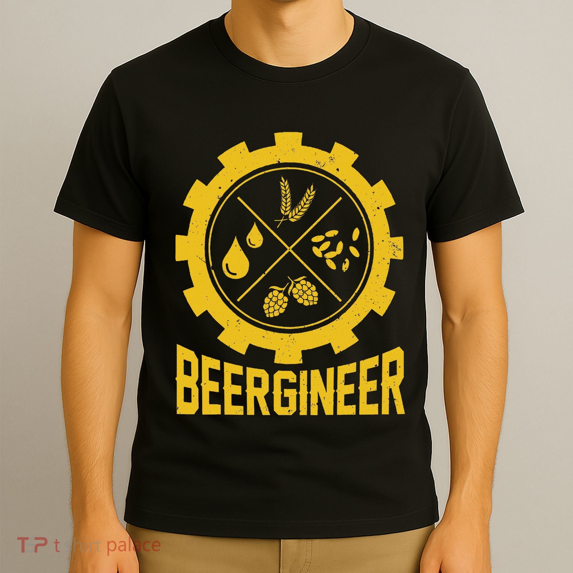 Beergineer Homebrew Home Brewing Craft Beer Brewer T-Shirt