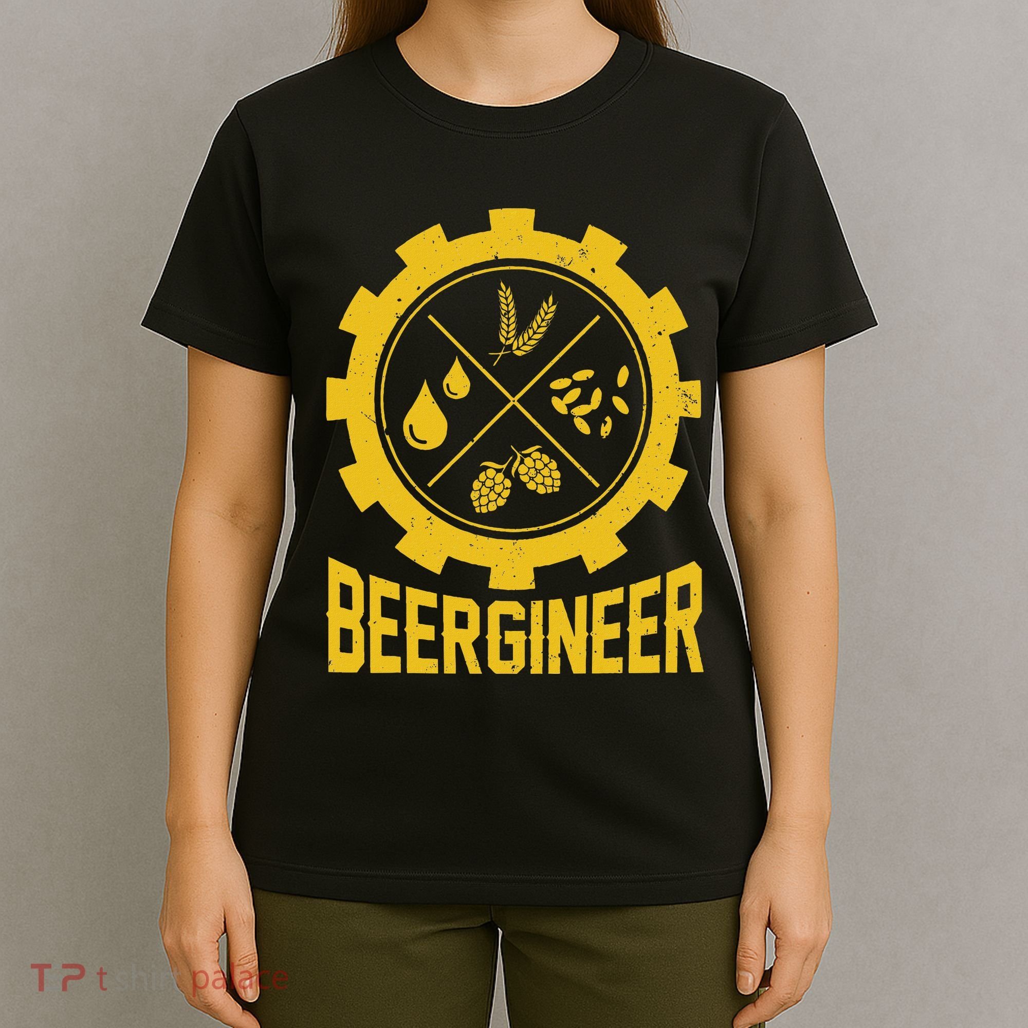 Beergineer Homebrew Home Brewing Craft Beer Brewer T-Shirt