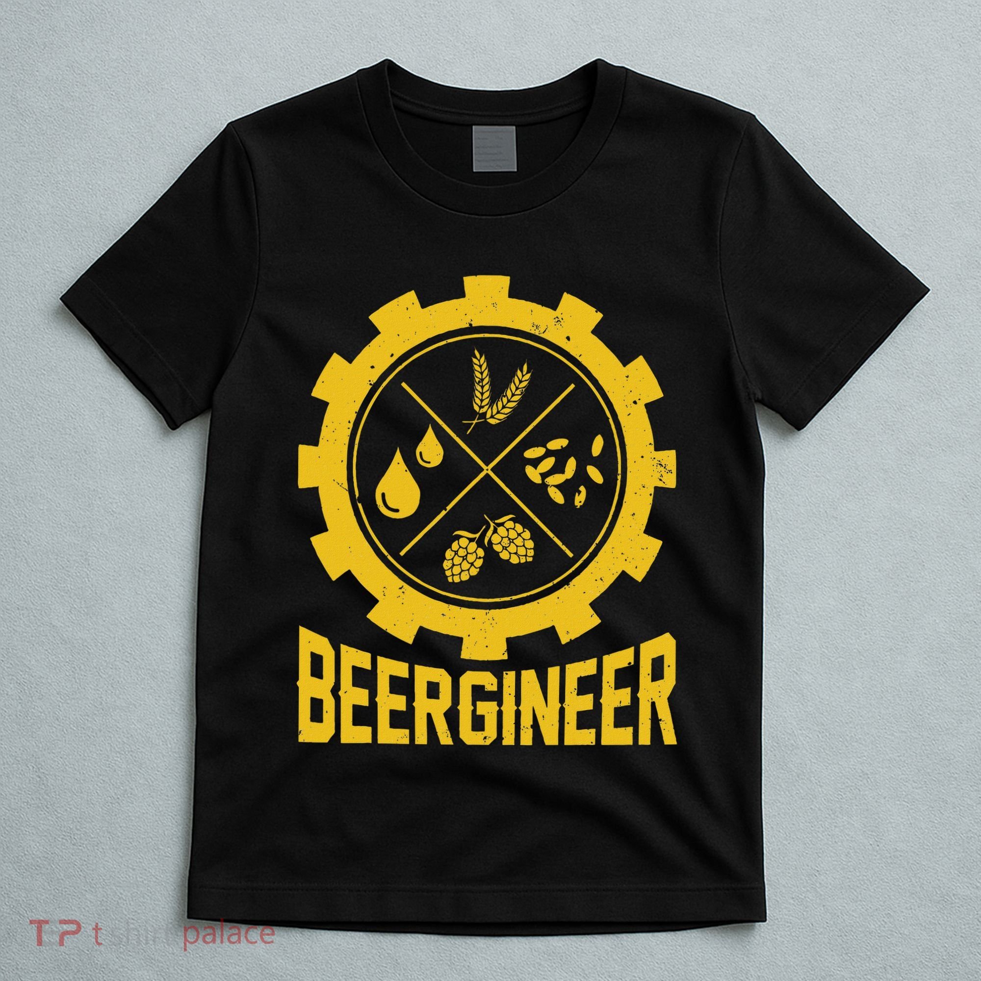 Beergineer Homebrew Home Brewing Craft Beer Brewer T-Shirt