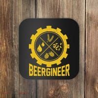 Beergineer Homebrew Home Brewing Craft Beer Brewer Coaster thumb 0
