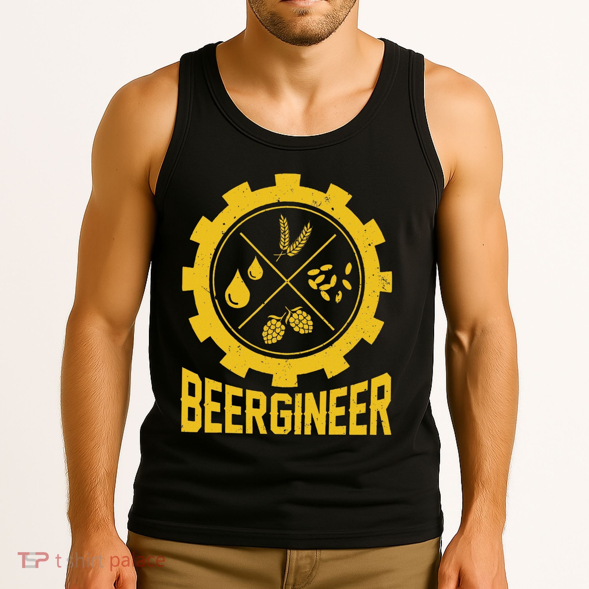 Beergineer Homebrew Home Brewing Craft Beer Brewer Tank Top