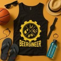 Beergineer Homebrew Home Brewing Craft Beer Brewer Tank Top thumb 4